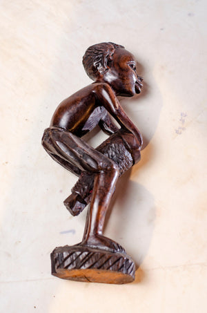 African Drummer Sculpture wood carving