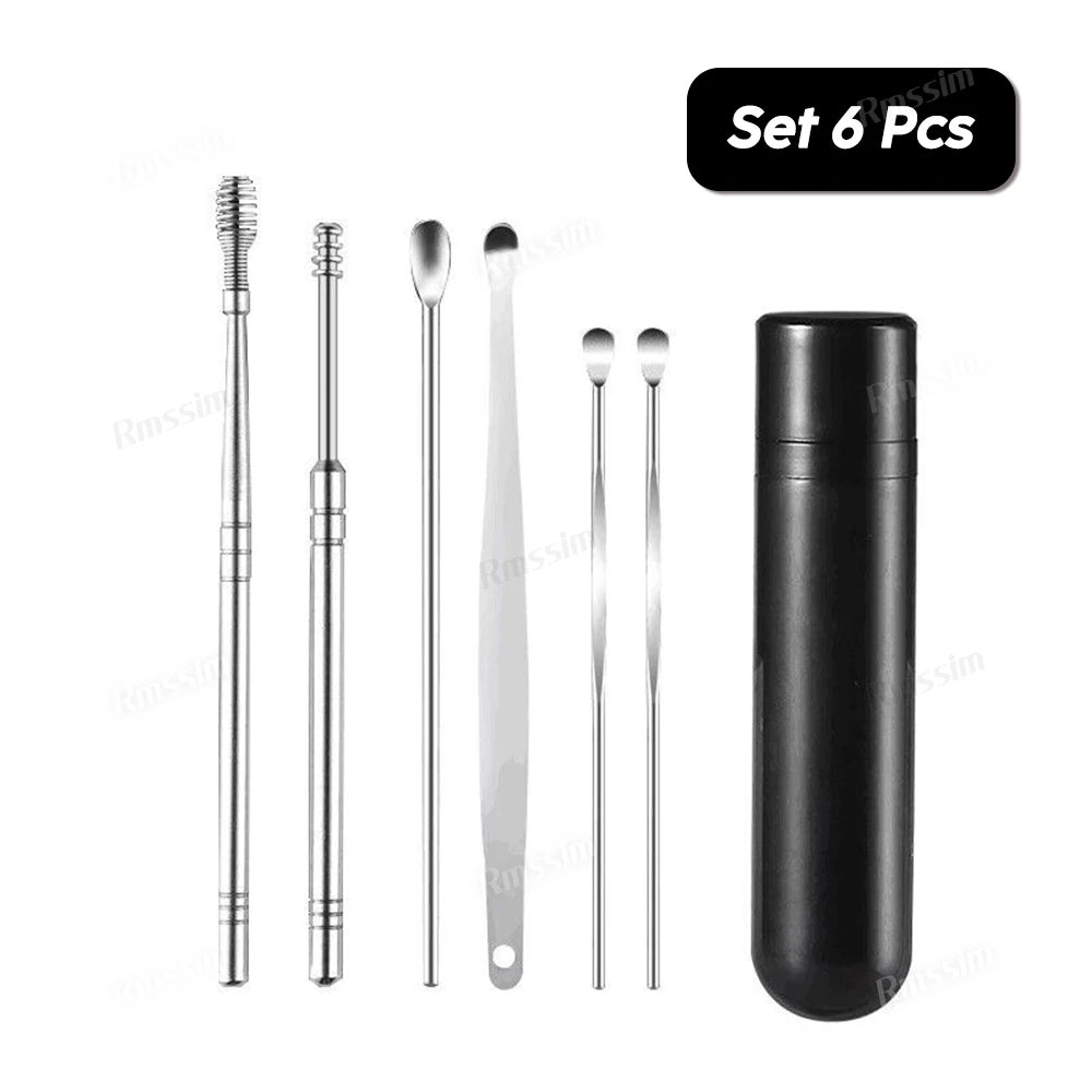 Ear Cleaner Set Earpick 
Wax Remover 
Cleaner Kit Gadget