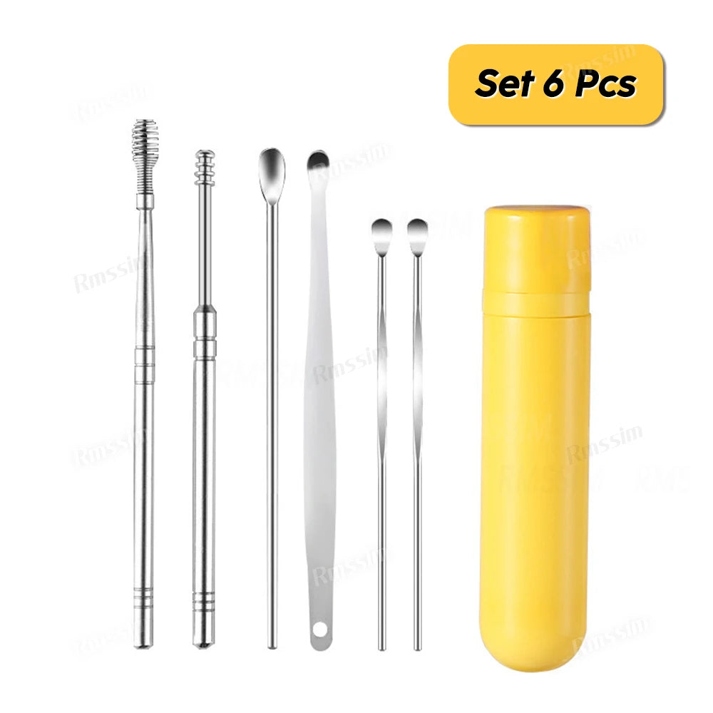 Ear Cleaner Set Earpick 
Wax Remover 
Cleaner Kit Gadget