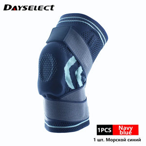 1Pcs Professional Knee Brace Compression Knee Sleeve with Patella Gel Pad&Side Stabilizers Knee Support Bandage for Pain Relief