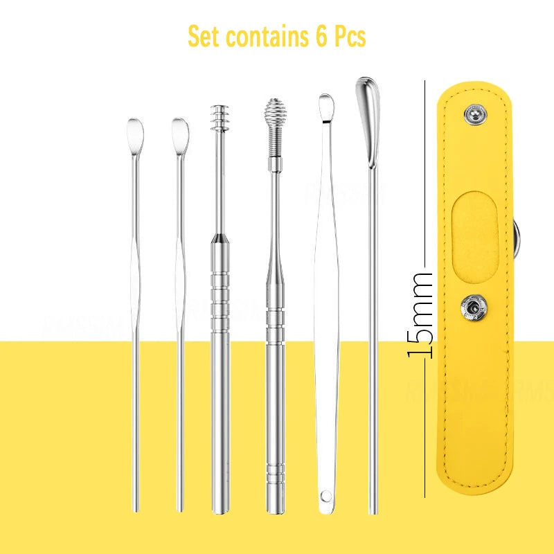 Ear Cleaner Set Earpick 
Wax Remover 
Cleaner Kit Gadget